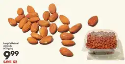 Longo's Natural Almonds offer
