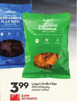 Longo's Longo's Tortilla Chips offer