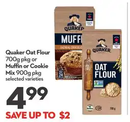 Longo's Oat Flour 700g pkg or Muffin or Cookie Mix 900g pkg offer
