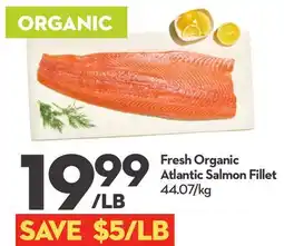 Longo's Fresh Organic Atlantic Salmon Fillet offer