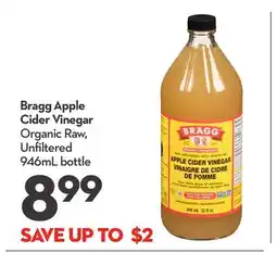 Longo's Bragg Apple Cider Vinegar offer
