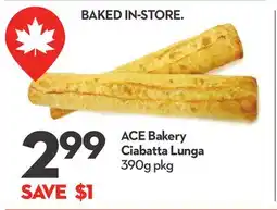 Longo's ACE Bakery Ciabatta Lunga offer