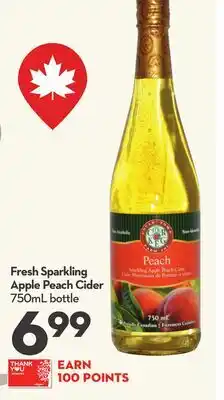 Longo's Fresh Sparkling Apple Peach Cider offer