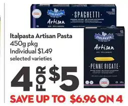 Longo's Italpasta Artisan Pasta offer