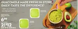 Longo's Smashed Avocado or Traditional Guacamole offer