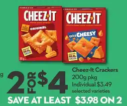 Longo's Cheez-It Crackers offer