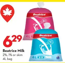 Longo's Beatrice Milk offer
