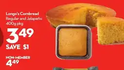Longo's Longo's Cornbread offer