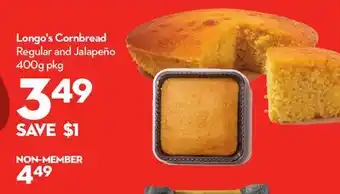 Longo's Longo's Cornbread offer