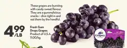 Longo's Fresh Gum Drops Grapes offer