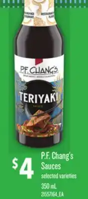 Loblaws P.F.CHANG'S SAUCES, 350 mL offer