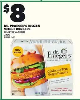 Loblaws DR. PRAEGER'S VEGGIE BURGERS, 283 G offer