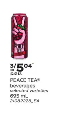 Loblaws PEACE TEA BEVERAGES, 695 ML offer