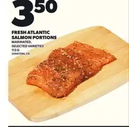 Loblaws FRESH ATLANTIC SALMON PORTIONS, 113 G offer