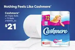 Loblaws CASHMERE , 24 TRIPLE ROLLS = 72 ROLLS offer
