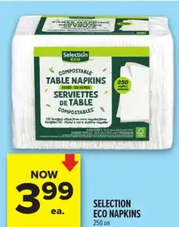 Metro SELECTION ECO NAPKINS offer