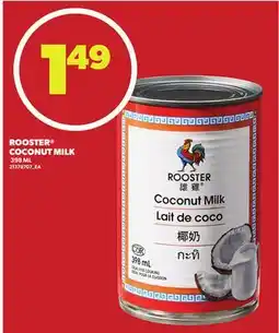 Loblaws ROOSTER COCONUT MILK, 398 ML offer