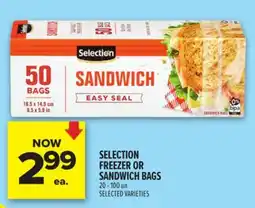 Metro SELECTION FREEZER OR SANDWICH BAGS offer