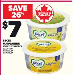 Loblaws BECEL MARGARINE, 637/850 G offer