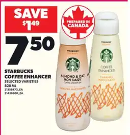 Loblaws STARBUCKS COFFEE ENHANCER, 828 ML offer