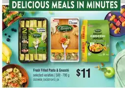 Loblaws FRESH FILLED PASTA & GNOCCHI, 500 - 700 G offer