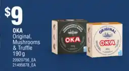 Loblaws OKA ORIGINAL MUSHROOMS & TRUFFLE, 190 G offer