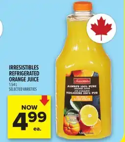 Metro IRRESISTIBLES REFRIGERATED ORANGE JUICE offer