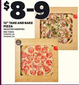 Loblaws 12 TAKE AND BAKE PIZZA, 510-739 G offer