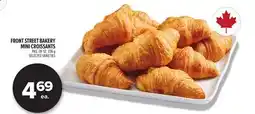 Metro FRONT STREET BAKERY MINI CROISSANTS offer