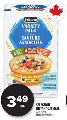 Metro SELECTION INSTANT OATMEAL offer