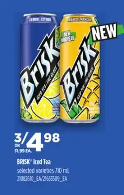 Loblaws BRISK ICED TEA, 710 mL offer