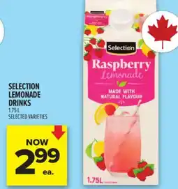Metro SELECTION LEMONADE DRINKS offer