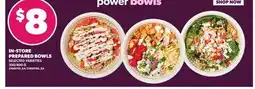 Loblaws IN-STORE PREPARED BOWLS, 350/400 G offer