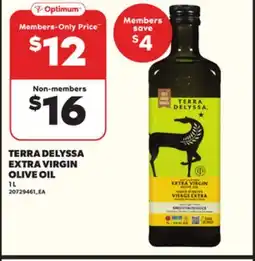 Loblaws TERRA DELYSSA EXTRA VIRGIN OLIVE OIL, 1L offer
