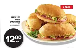 Metro FRESH 2 GO PANINI SANDWICHES offer