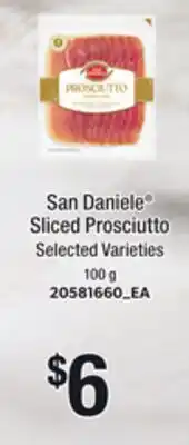 Loblaws SAN DANIELE SLICED PROSCIUTTO, 100 g offer