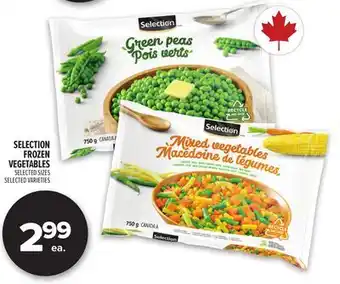 Metro SELECTION FROZEN VEGETABLES offer