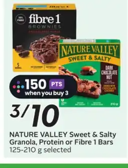 Sobeys NATURE VALLEY Sweet & Salty Granola, Protein or Fibre 1 Bars offer