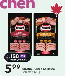 Sobeys BRANDT Sliced Kolbassa offer