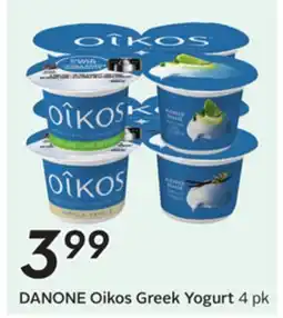Sobeys DANONE Oikos Greek Yogurt offer
