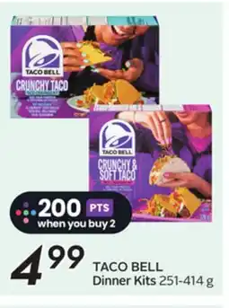Sobeys TACO BELL Dinner Kits offer
