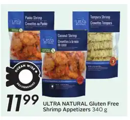 Sobeys ULTRA NATURAL Gluten Free Shrimp Appetizers offer