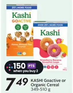 Sobeys KASHI Goactive or Organic Cereal offer