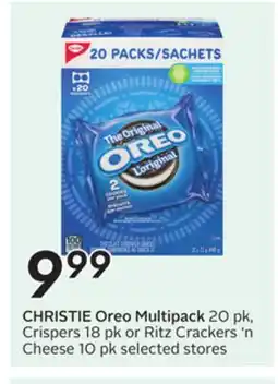 Sobeys CHRISTIE Oreo Multipack offer