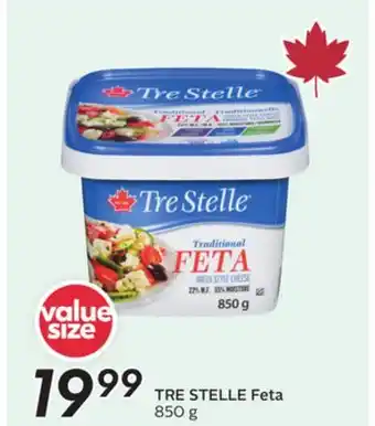 Sobeys TRE STELLE Feta offer