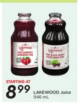 Sobeys LAKEWOOD Juice offer