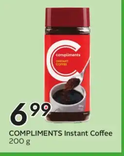 Sobeys COMPLIMENTS Instant Coffee offer