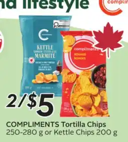 Sobeys COMPLIMENTS Tortilla Chips offer