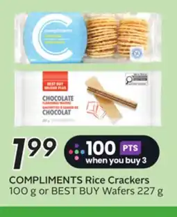 Sobeys COMPLIMENTS Rice Crackers offer