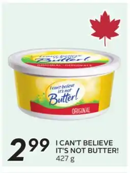 Sobeys I CAN'T BELIEVE IT'S NOT BUTTER! offer